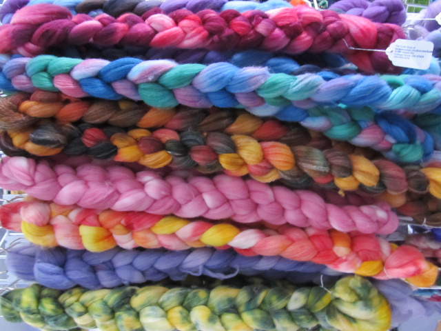 HAND DYED ROVING BRAIDS 1 EACH FOR 6 MONTHS